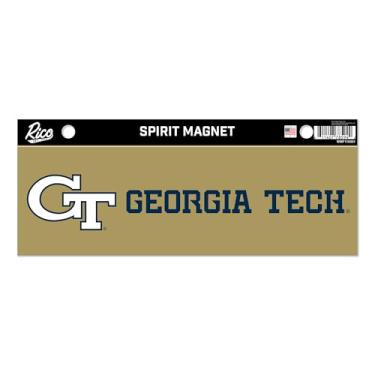 Imagem de Rico Industries NCAA Georgia Tech Yellow Jackets - GT 4 x 10 Team Spirit Magnet - carro, decoração de casa - geladeira, escritório, cozinha