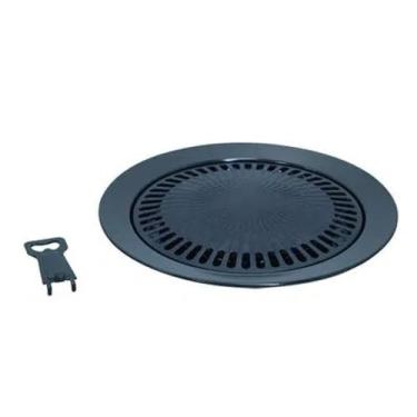 Imagem de  Chapa Grill Para Fogareiro Fogão Camping Pesca Griller Ntk - NoBrand
