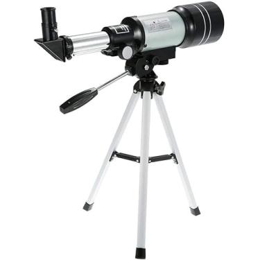 Imagem de CUTPOIY Telescópio espacial refratário monocular profissional 150X (inclui tripé)