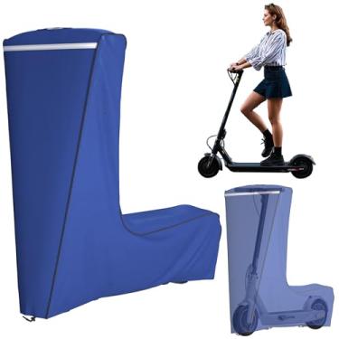 Imagem de Electric Scooter Cover Waterproof, (45X8X47 inches) 1680D Oxford Fabric,Universal Fit for VOLPAM & Most Scooters,All-weather protection.blue (Fits 300w-2000w Scooter)
