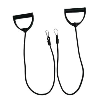 Imagem de menolana Cabo de fixação de corda de tríceps, 1 par de pegas de levantamento de peso, antiderrapantes, para treino, barras de puxar para exercícios de treino, Alumínio