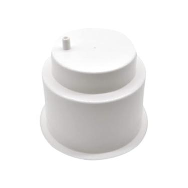 Imagem de MARINE CITY Ótimo suporte para copos de plástico branco com ralo lateral para barcos – iates – trailers – caravanas – carros – mesas de jogo (pacote com 1)