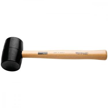 Imagem de Martelo Borracha Preta Modelo Americano 450 G Tramontina Pro
