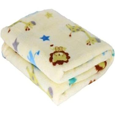 Imagem de Manta Soft Confort Baby 90cm X 110cm Safari Amarelo Hazime