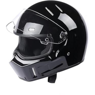 Imagem de CRG Sports ATV Motocross Motocross Scooter de Motocross Capacete de fibra de vidro de rosto inteiro Certificado DOT ATV-1 - PaiCRG Sports XXXXX-Large preto ATV-1 Glossy Black - XXXXXL