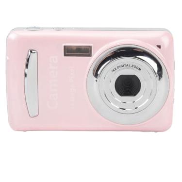 Imagem de Câmera digital portátil compacta Vlog 16X Zoom 1080p Vídeo 16MP Foco Automático Câmera de Viagem Leve para Fotografia ao Ar Livre e Encontros Sociais Material ABS 6 cm