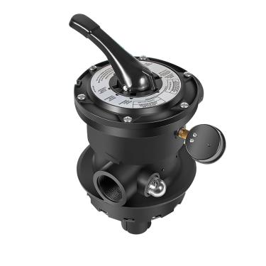 Imagem de TECKEEN Válvula multiportas de montagem na parte superior da piscina de fácil instalação para filtros de areia Hayward Pro-Series S166T, S180T, S210T