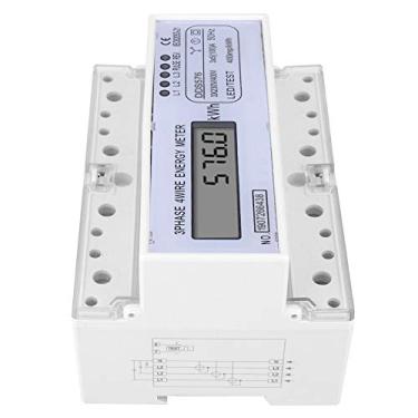 Imagem de aqxreight DDS576 3 Fase 4 Medidor de Energia Elétrica Com LCD Display para Monitoramento Preciso de Energia 380V 7p Montar Havor de Hora de Hora