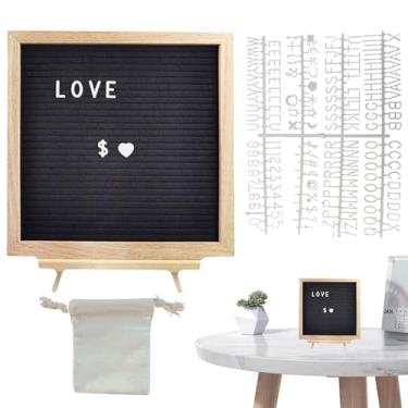 Imagem de De Mensagens - Placa de em e Feltro - Ornamento De Mesa Personalizável Para Escola Hospital Restaurante Negócio Barbearia Natal Halloween