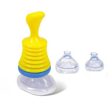 Imagem de Máscara De Treinamento De Respiração Para Capacidade Pulmonar De Resga