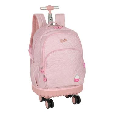 Imagem de Mochila C/Rodinhas Luxcel Note Barbie Rosa