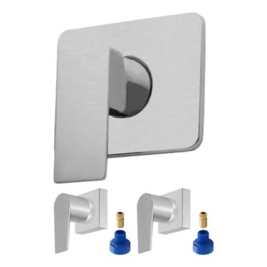 Imagem de 1 Monocomando Chuveiro Docol Lux Matte+2 Valencia Escovado