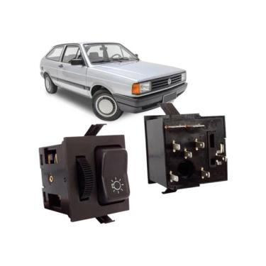 Imagem de Botão Farol Chave De Luz Gol Voyage Santana 88 Caminhão Vw