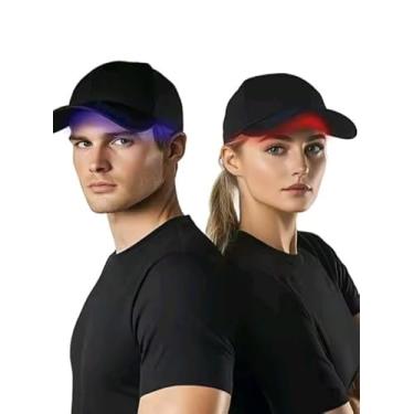 Imagem de Crescimento Capilar Terapia Luz Vermelha Azul LED Anti Queda Cabelo