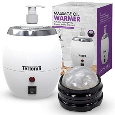 Imagem de Aquecedor de frasco de óleo de massagem/loção - temperatura automática (pérola branca)