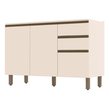 Imagem de Balcão De Pia 120cm Connect Off White – Henn