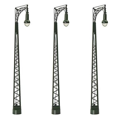 Imagem de Evemodel Lqs65 3 Peças De Trens Modelo Escala Ho 1:87 Lâmpadas Iluminação Pública Poste Mastro Treliça (Escala Ho)