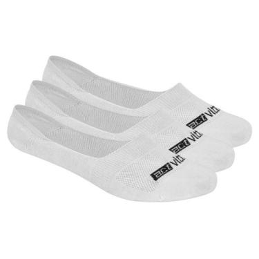 Imagem de Meia Casual Sapatilha Actvitta 4999.1.22766 Kit C/3 Pares, Branco, 39/