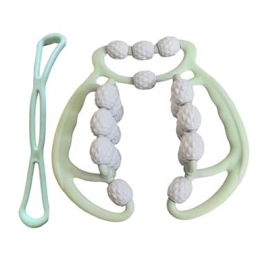 Imagem de Lljsszr Rolo de Relaxamento, 24 Rodas, Resistente, Rolo, Equipamento de Treino, Verde