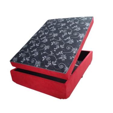 Imagem de Baú Conjugado Casal - RN Cama Box, Vermelho