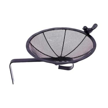 Imagem de Generic Alimentador de pássaros de parede, banheira para pássaros, pátio, resistente, jardim, decoração de parede, bandeja de alimentação, plataforma,