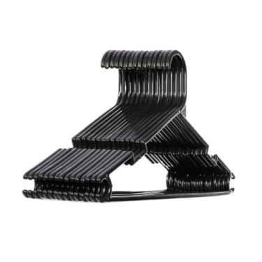 Imagem de Kit 100 Cabides Adulto Resistente Redondo.(10)