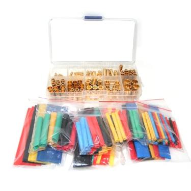 Imagem de 108PCS 2、3、4、5、5.5、6、6.5、8mm Male Female Gold-Plated Banana Plug Bullet Connector