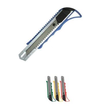 Imagem de 3un Estilete profissional cabo anatômico 15cm reforçado - Rio Tijucas