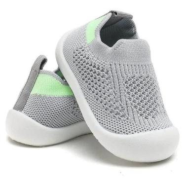 Imagem de Tênis Sapatinho Meia Infantil Antiderrapante Flexível Primeiros Passos