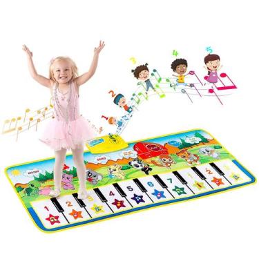 Imagem de Teclado musical Playmat Dance Mat, brinquedos educativos precoces, ver