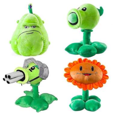 Imagem de Plantas Vs Zombies Decorações de pelúcia brinquedo - Melancia Verde - 