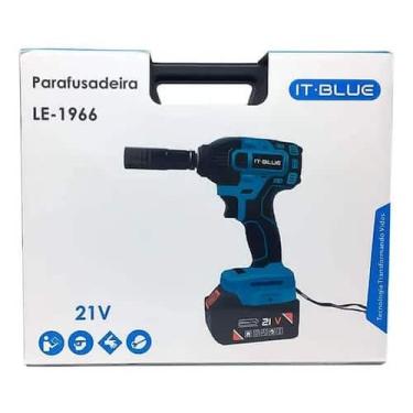 Imagem de Parafusadeira Furadeira De Impacto 21v 320nm 2300rpm - ITBlue Chave Im