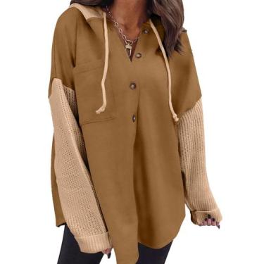 Imagem de Moletom SHEWIN de tamanho grande com capuz com capuz para mulheres cáq