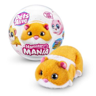 Imagem de Hamster Mania - Pelúcia Pets Alive - Laranja
