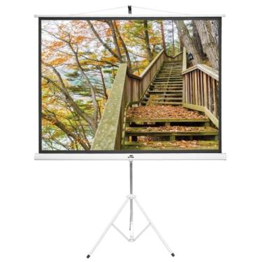 Imagem de Tela de Projeção Tripé, SUMAY, TTVS120 81, Branco/Preto