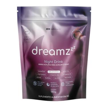 Imagem de Dreamz Night Drink – 30 Doses | Achocolatado Noturno com 10 Ingredientes Naturais, Melatonina, L-Triptofano, Magnésio, Inositol | Zero Açúcar | Chocolate Belga
