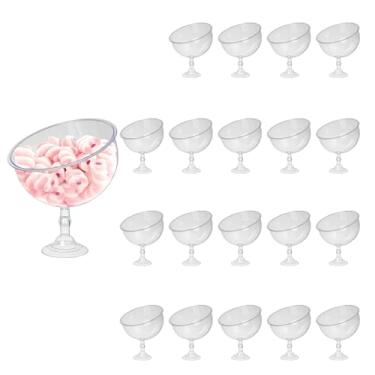 Imagem de 20 Baleiros 1,5l Taça Premium Bomboniere Acrílico Elegante (TRANSPARENTE)