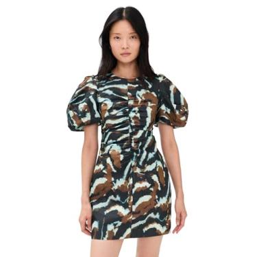 Imagem de AMUR Mini manga bufante curtidor feminina, Terreno aéreo, 42