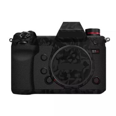 Imagem de S1H Adesivo antiarranhões para câmera Panasonic Lumix S1H película protetora S1H (Shadow Camo Black)