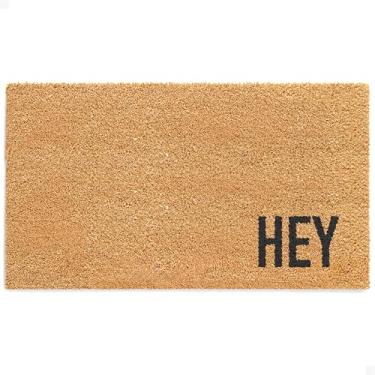 Imagem de THEODORE MAGNUS Tapete de porta - Tapete de boas-vindas para porta da frente com suporte antiderrapante - Capacho de fibra de coco durável - perfeito para entrada externa e tapete de entrada - externo