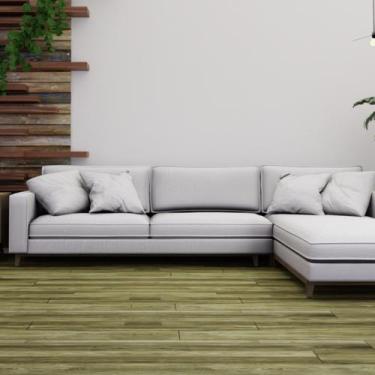 Imagem de Piso Vinílico Em Manta PVC 0,7mm Antiderrapante 27m² Imita Madeira Bri