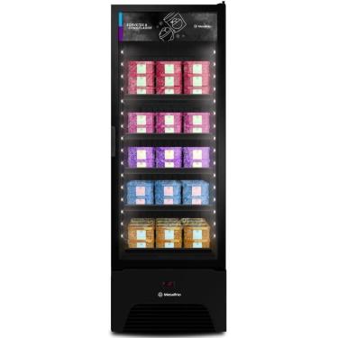 Imagem de Freezer Vertical Frost Free Optima All Black Vf50 Metalfrio Expositor 581 Litros All Black 220v