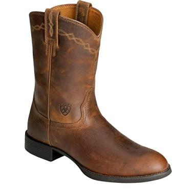 Imagem de Ariat Bota masculina Heritage Roper Cowboy 100022806.5D preta 6,5D