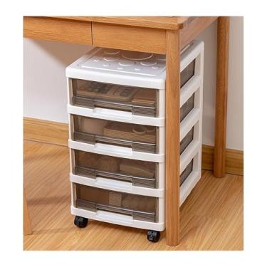 Imagem de Armário de Arquivos Armário de armazenamento gaveta escritório, rack multicamadas sob a mesa, caixa documentos e artigos papelaria, armário(93cm)