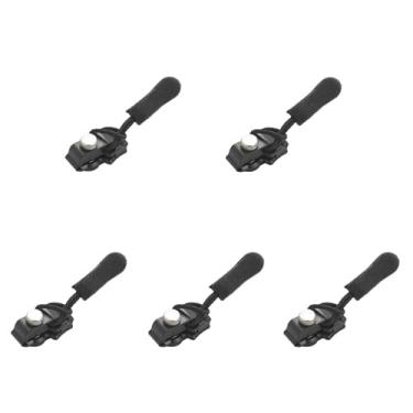 Imagem de Kit universal de reparo de zíper sem ferramentas deslizantes de substituição para mochila, jaqueta, bagagem, jeans conserta zíperes presos ou quebrados rapidamente, grande, 5 peças