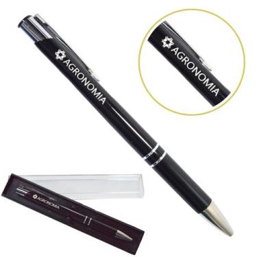 Imagem de Caneta Personalizada Coloridas Cursos Metal Profissional Agronomia - S