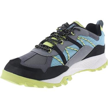 Imagem de Timberland Bota de cano curto feminina, Turquesa/cinza, 37 BR