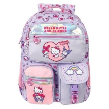 Imagem de Mochila Escolar Infantil Hello Kitty & Friends Holográfico-Feminino