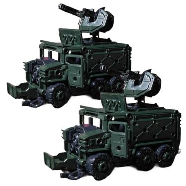 Imagem de BEERISE Sheik Mainland 1/60-3MIN- HAP-30-45 Lingxi Generation Heavy Armored Combat Platform Green - 2PCS/4'',Model Kit,Highly Posable Collectible Model Ages 15+