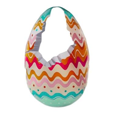 Imagem de Deevoka Fantasia de Ovo de Páscoa - Adereço Divertido para Fantasias, Baile de Máscaras, Eventos ao Ar Livre e em Ambiente, S 67x91cm